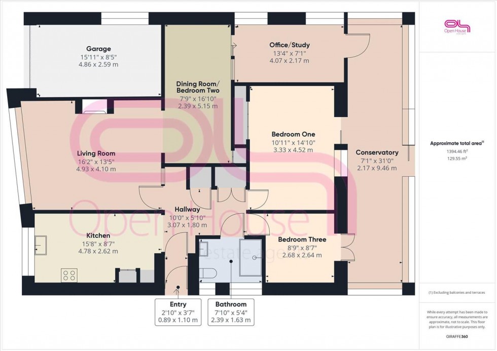 Floorplan for Gorham Way,Telscombe Cliffs