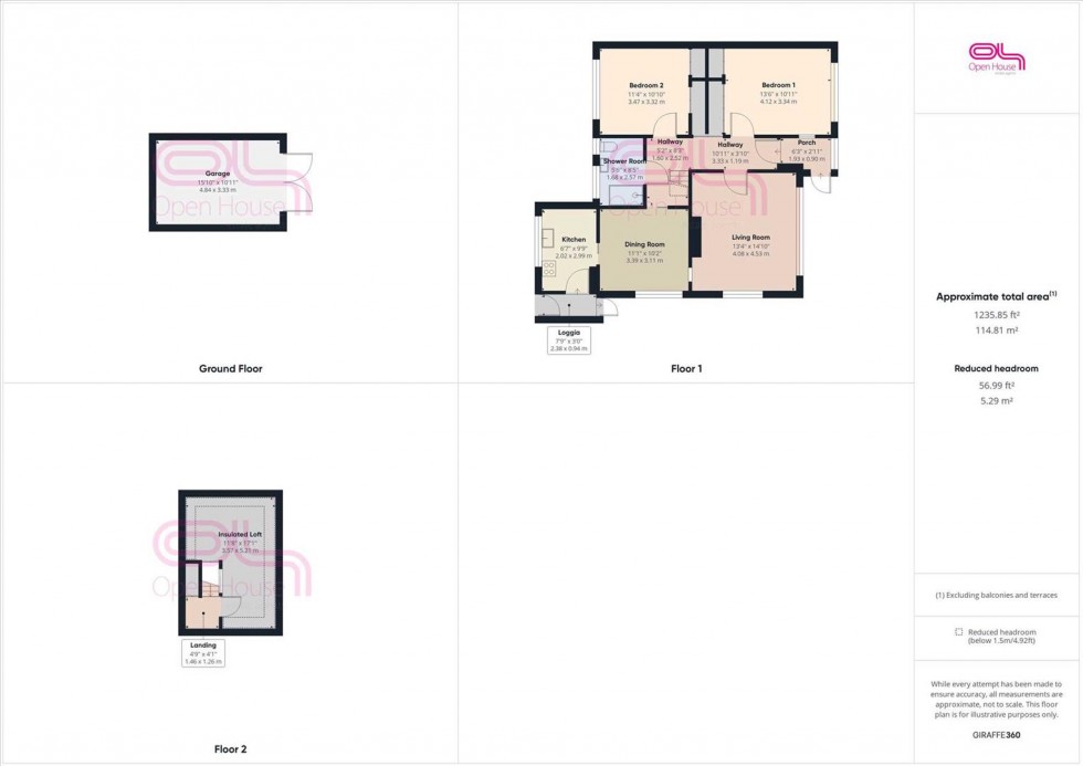 Floorplan for Winton Avenue,Saltdean