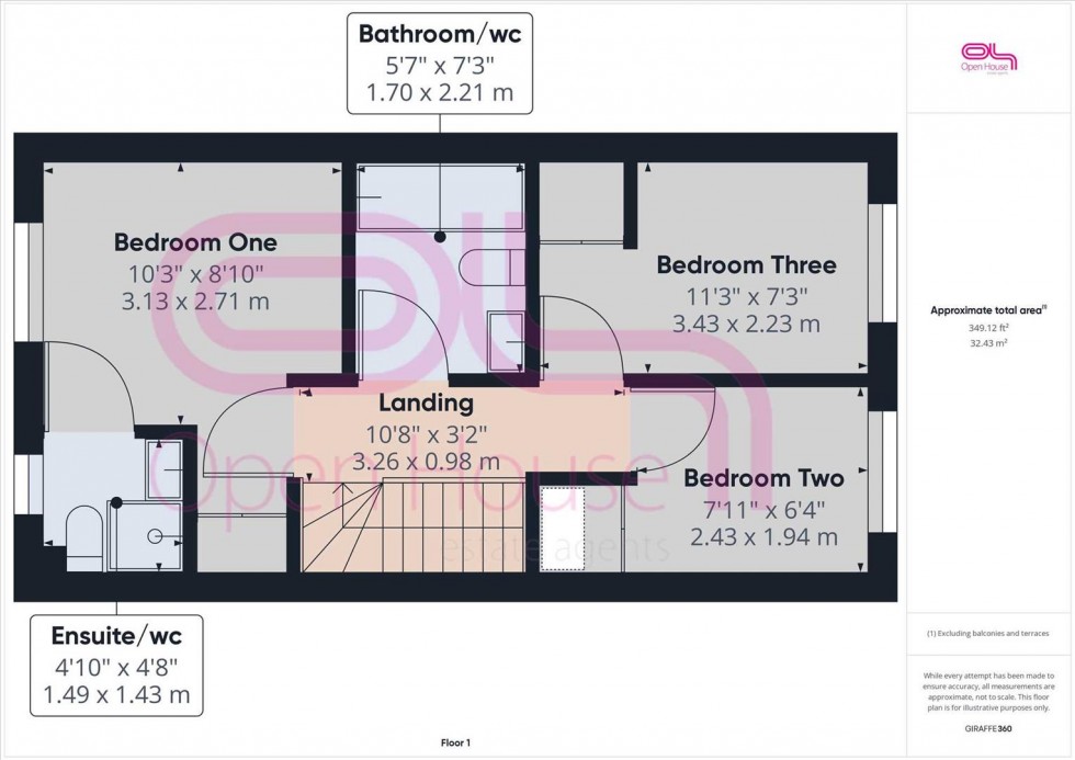 Floorplan for Westview Close