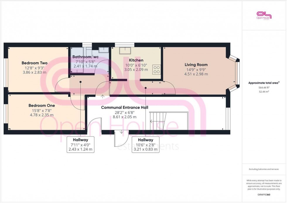 Floorplan for Stretton Court,Rutland Gardens