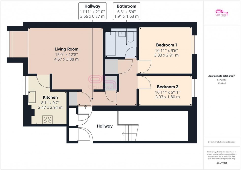 Floorplan for Lake Drive,Peacehaven