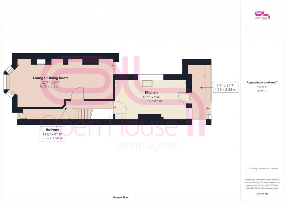 Floorplan for Norman Road, Newhaven