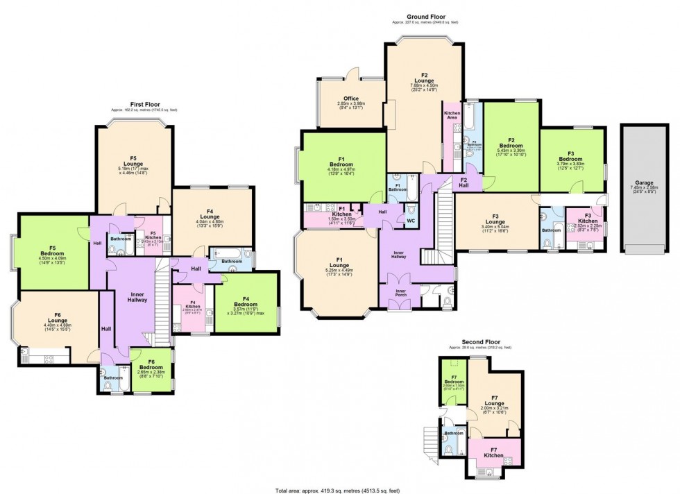 Floorplan for Manor Road, Worthing, West Sussex