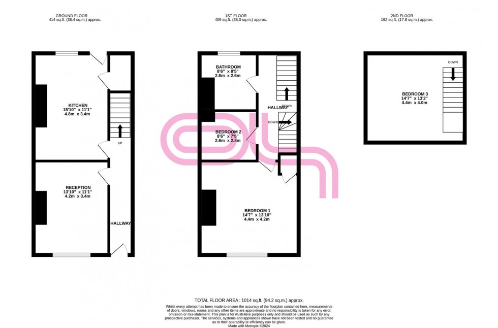 Floorplan for Fell Lane, Keighley