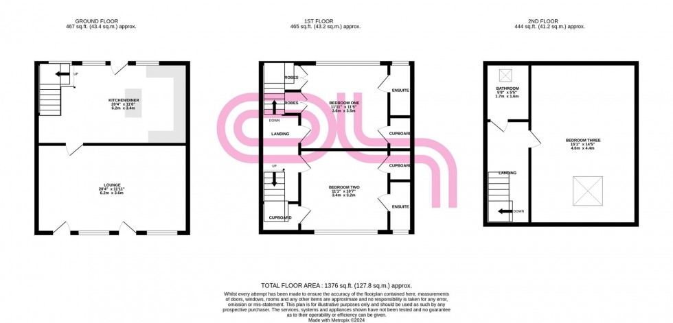 Floorplan for Greencroft Mews, The Green, Leeds