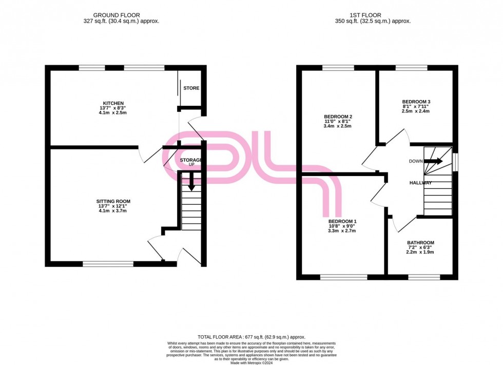 Floorplan for North Dean Road, Keighley