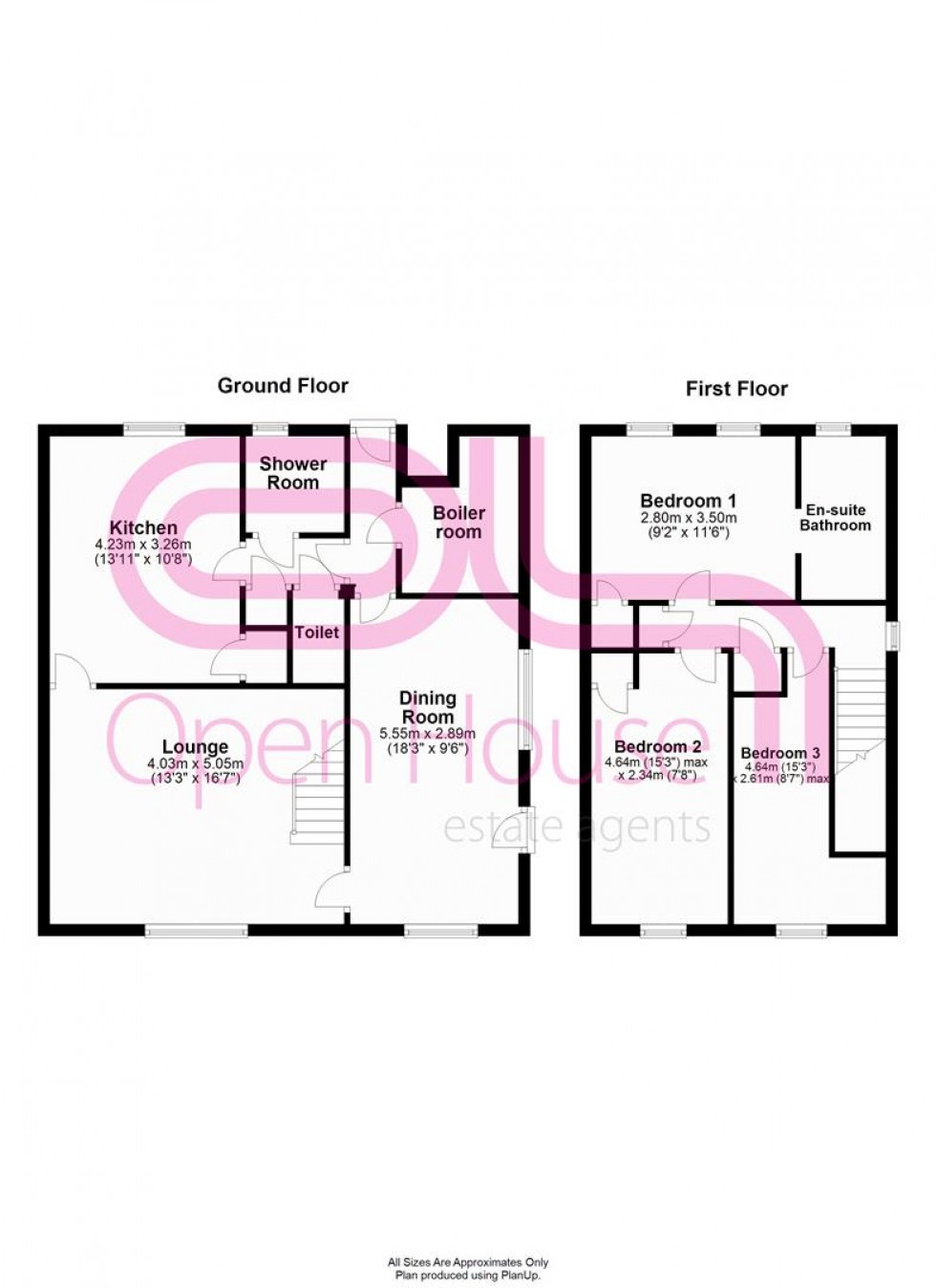 Floorplan for Warrens Road, Clenchwarton