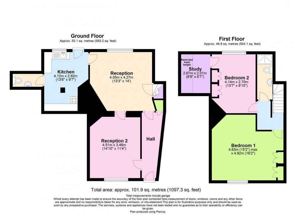 Floorplan for Bisphopric House, Bishopric,,Horsham