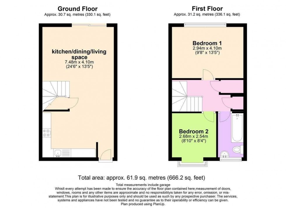 Floorplan for The Gables,Wimblehurst Road,Horsham