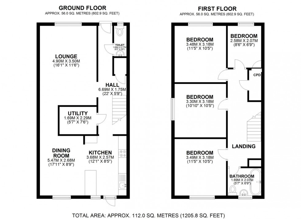 Floorplan for Mackenzie Way, Gravesend