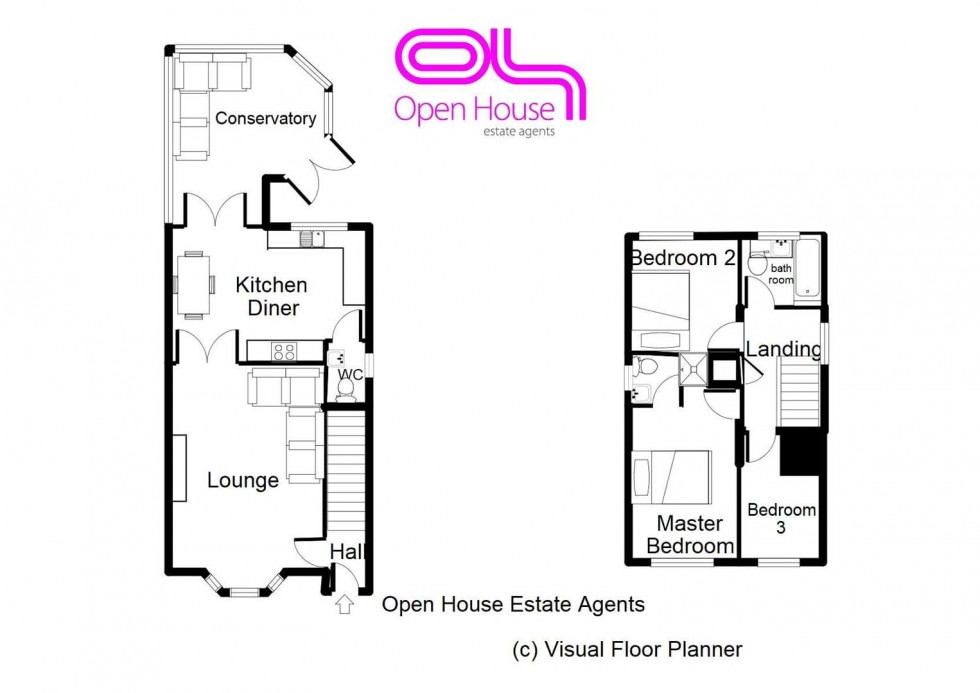 Floorplan for Penport Grove,Blurton