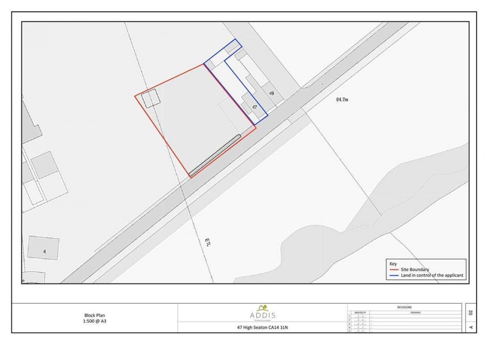 Floorplan for Residential Building Plots, High Seaton, Workington