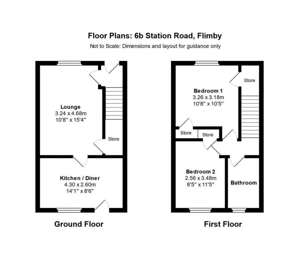 Floorplan for Station Road,Flimby,Flimby