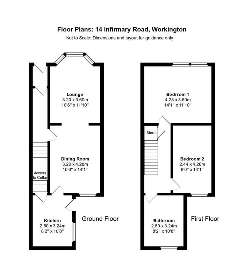 Floorplan for Infirmary Road,,Workington