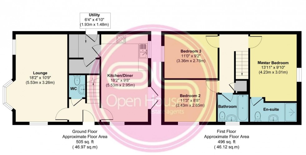 Floorplan for Butt Lane, Blackfordby