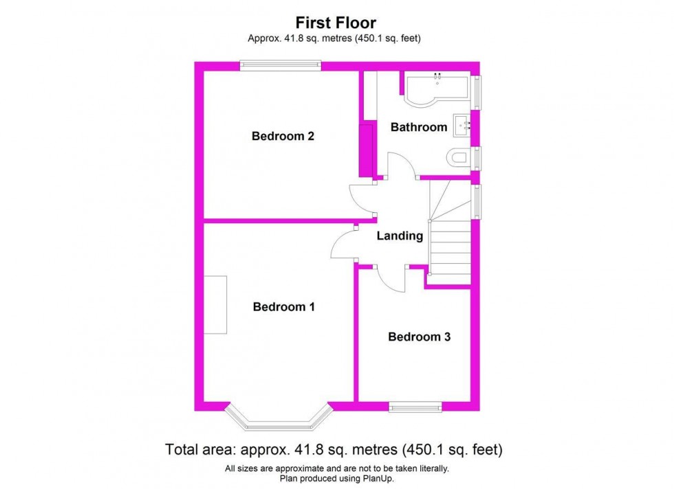 Floorplan for Park Drive,Hoole