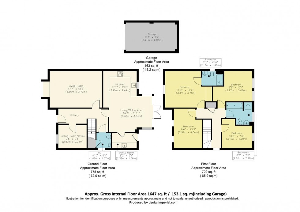 Floorplan for Hare Park, Drakelow, DE15