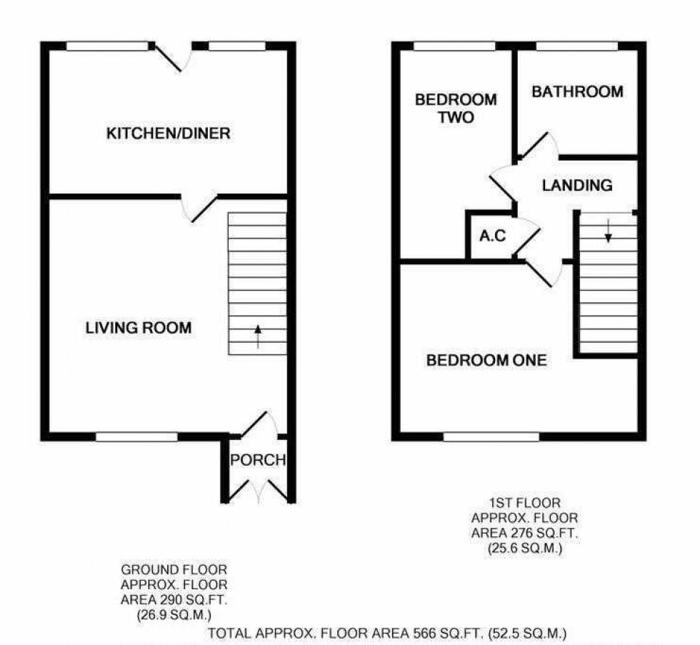 Floorplan for The Russetts, Stafford