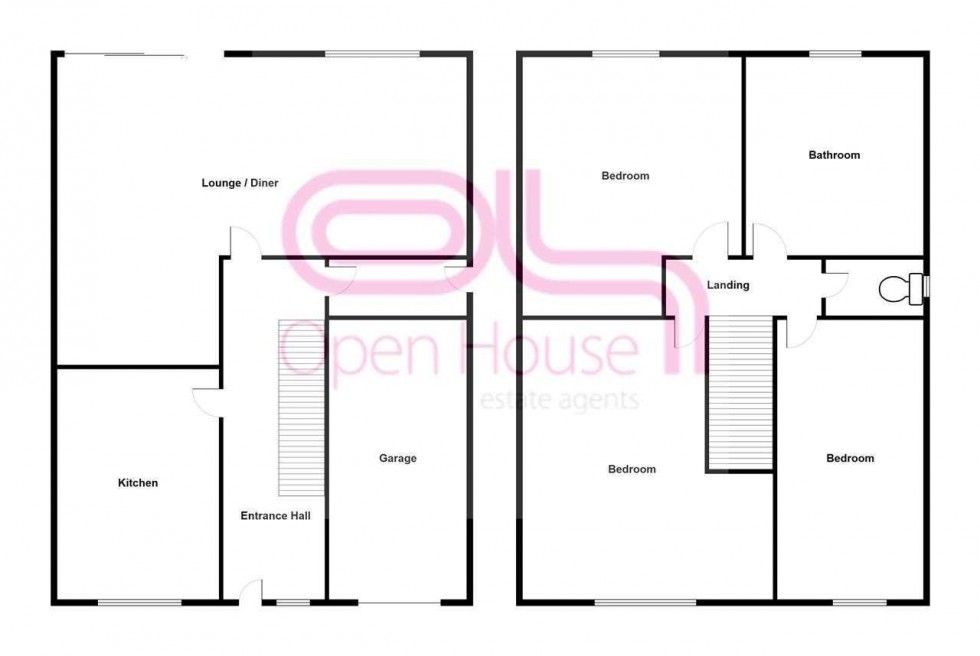 Floorplan for Deanshill Close