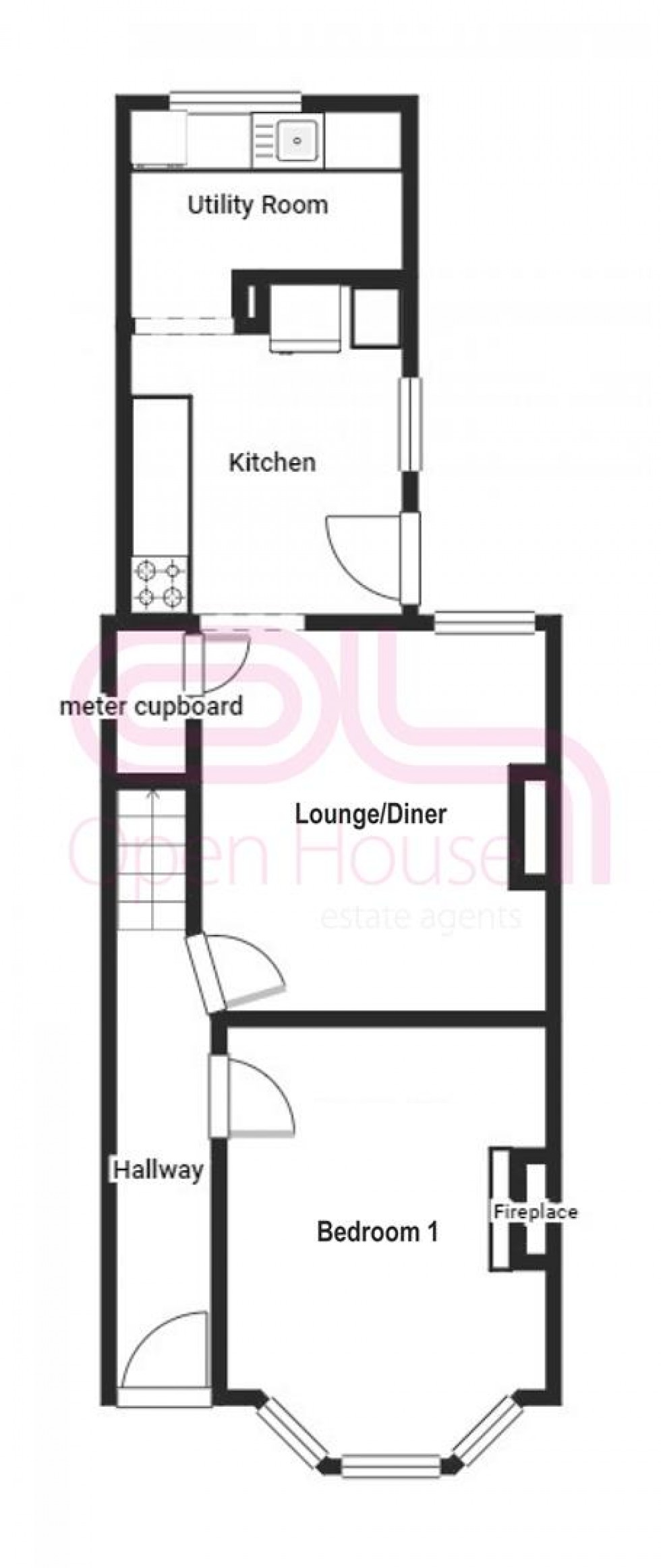 Floorplan for Ditton Walk, Cambridge