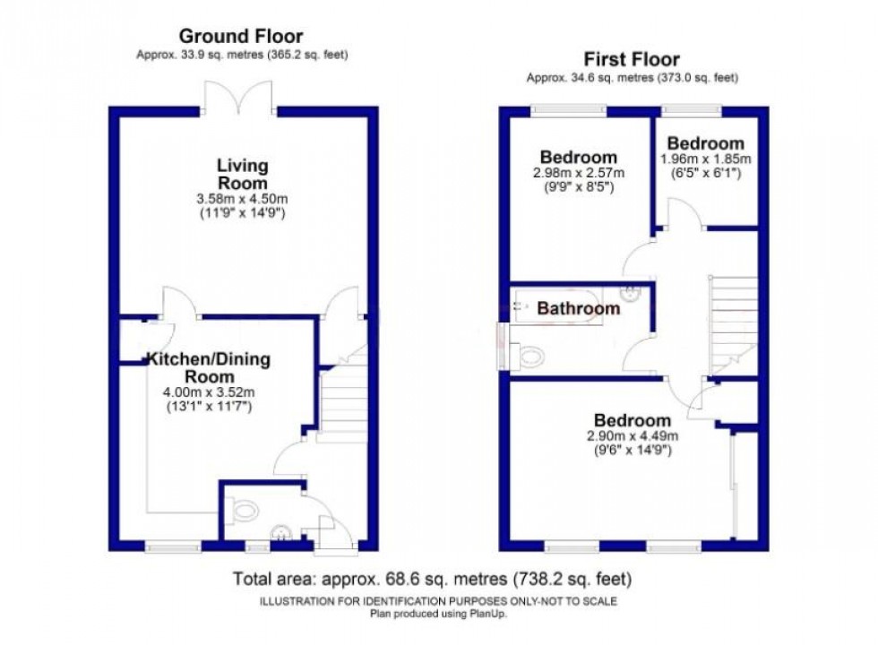 Floorplan for Southwaite Grove, Leeds