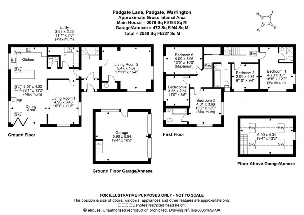 Floorplan for Padgate Lane, Padgate