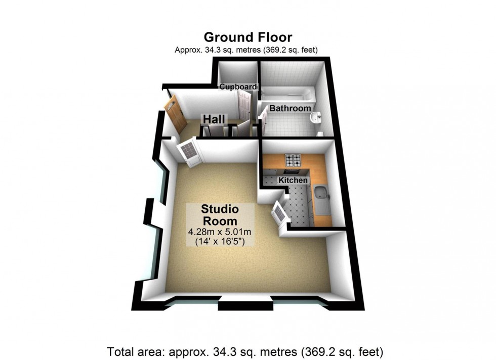 Floorplan for Beech Court,Beccles Road