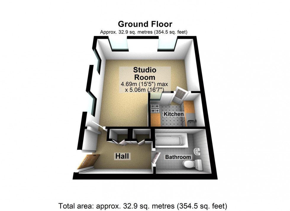 Floorplan for Beech Court,Beccles Rd