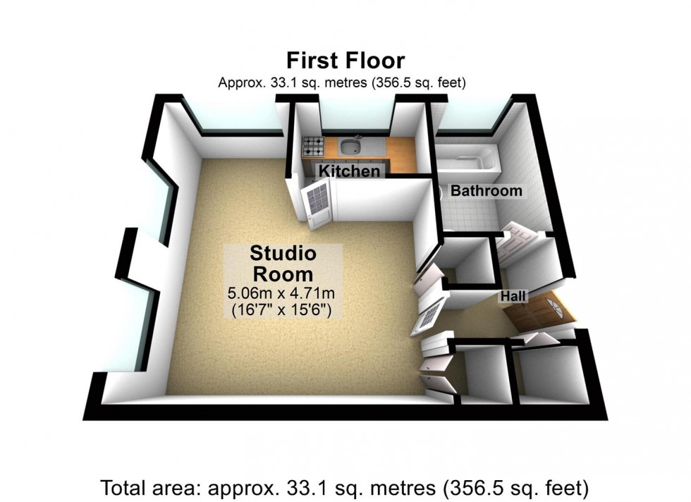 Floorplan for Beech Court, Beccles Road