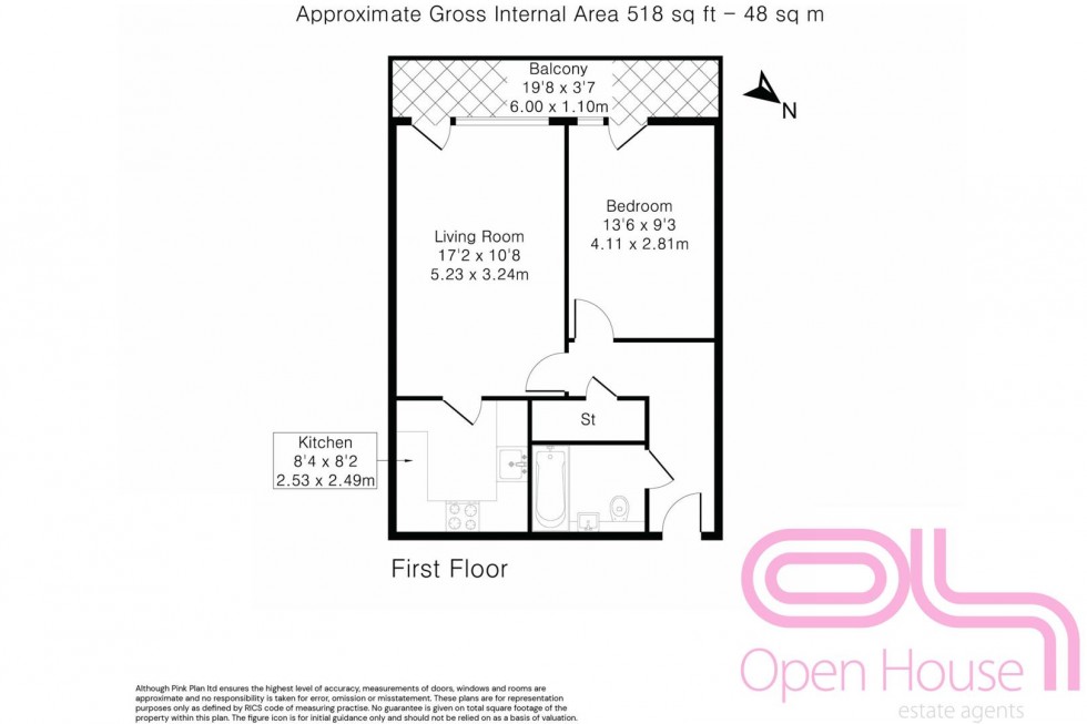 Floorplan for Staines Road West, Sunbury-On-Thames