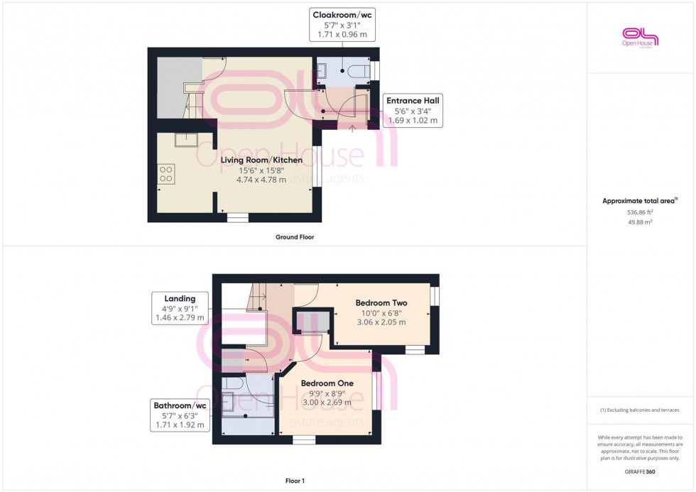 Floorplan for Flint Way, Peacehaven