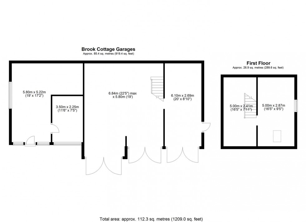 Floorplan for Norbury Junction. Stafford