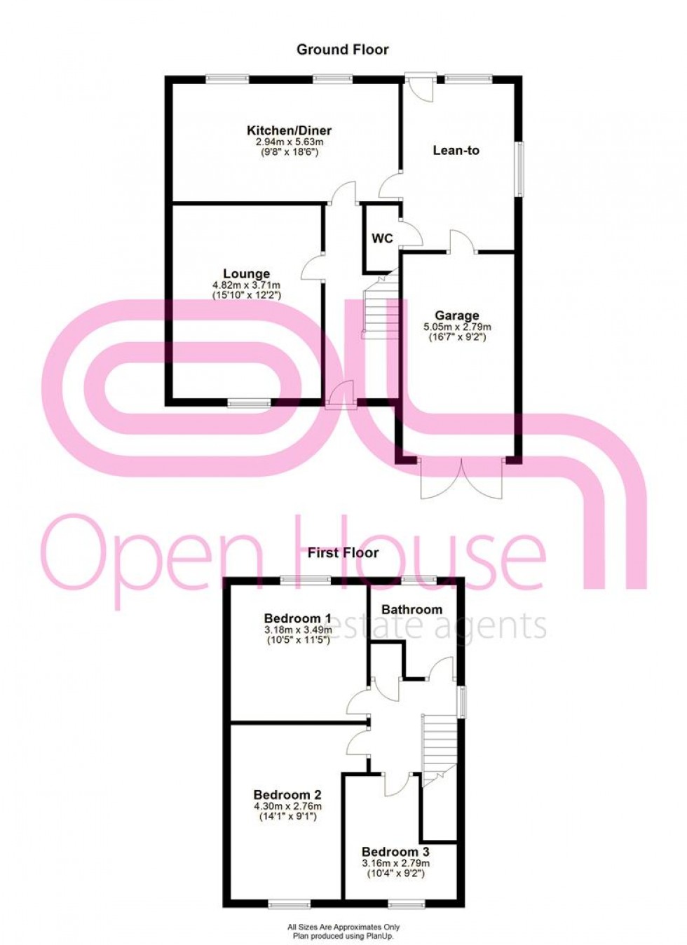 Floorplan for Lerowe Road, Wisbech