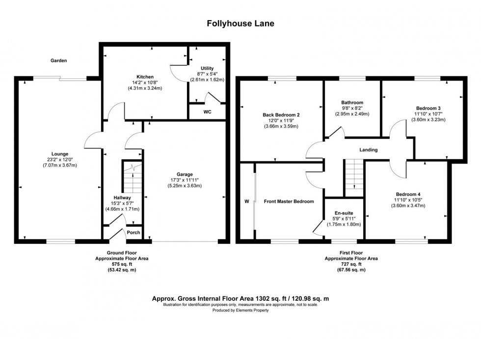 Floorplan for Follyhouse Lane, Walsall