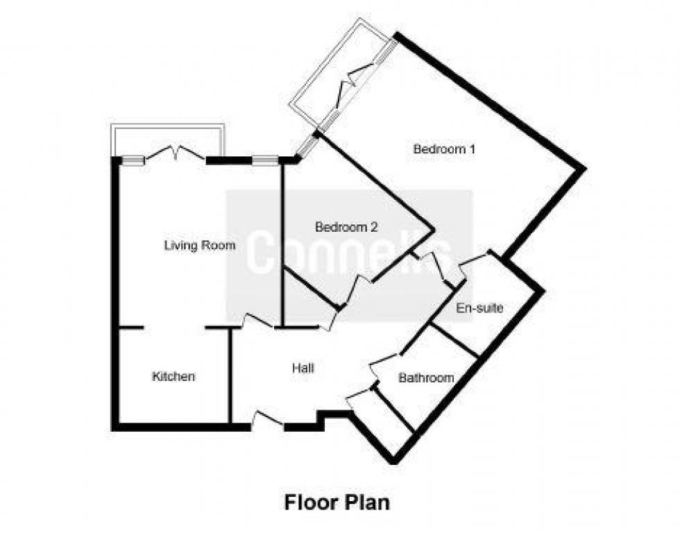 Floorplan for Bath Row, Birmingham