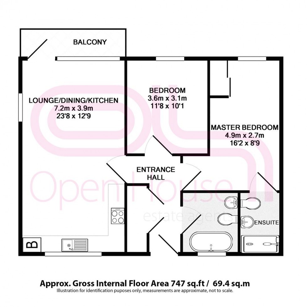 Floorplan for Austin Drive, Trumpington