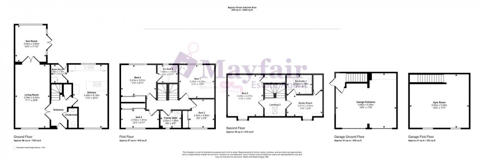 Floorplan for Tillering Lane, Scartho Top, DN33