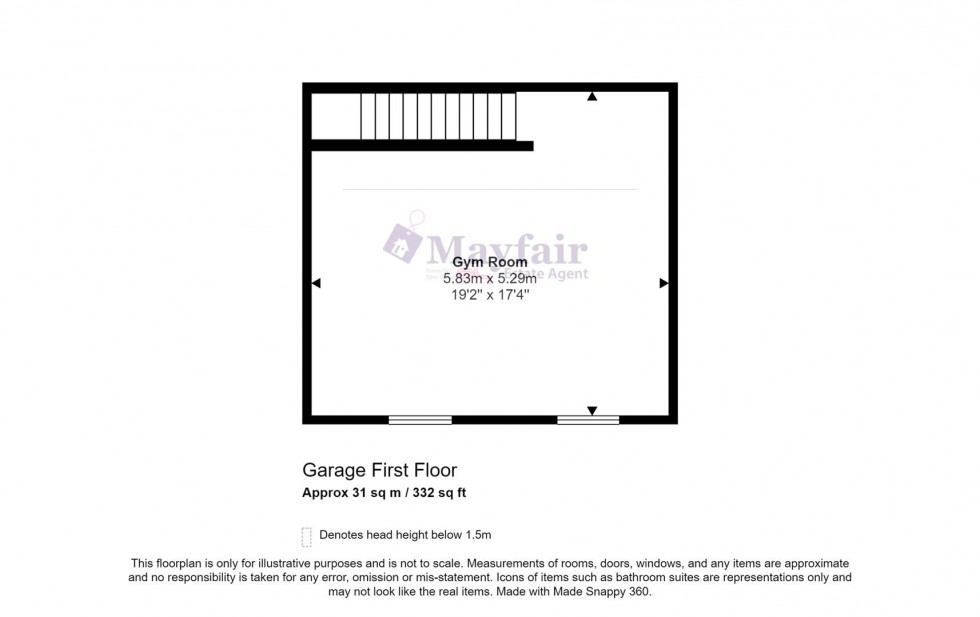 Floorplan for Tillering Lane, Scartho Top, DN33