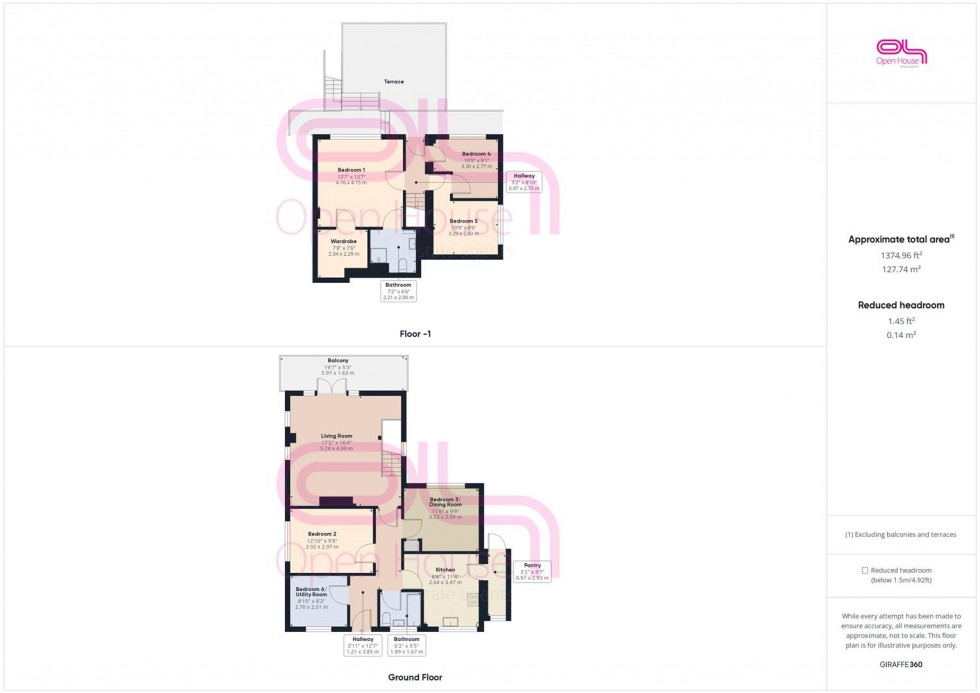 Floorplan for Hillcrest Road Newhaven