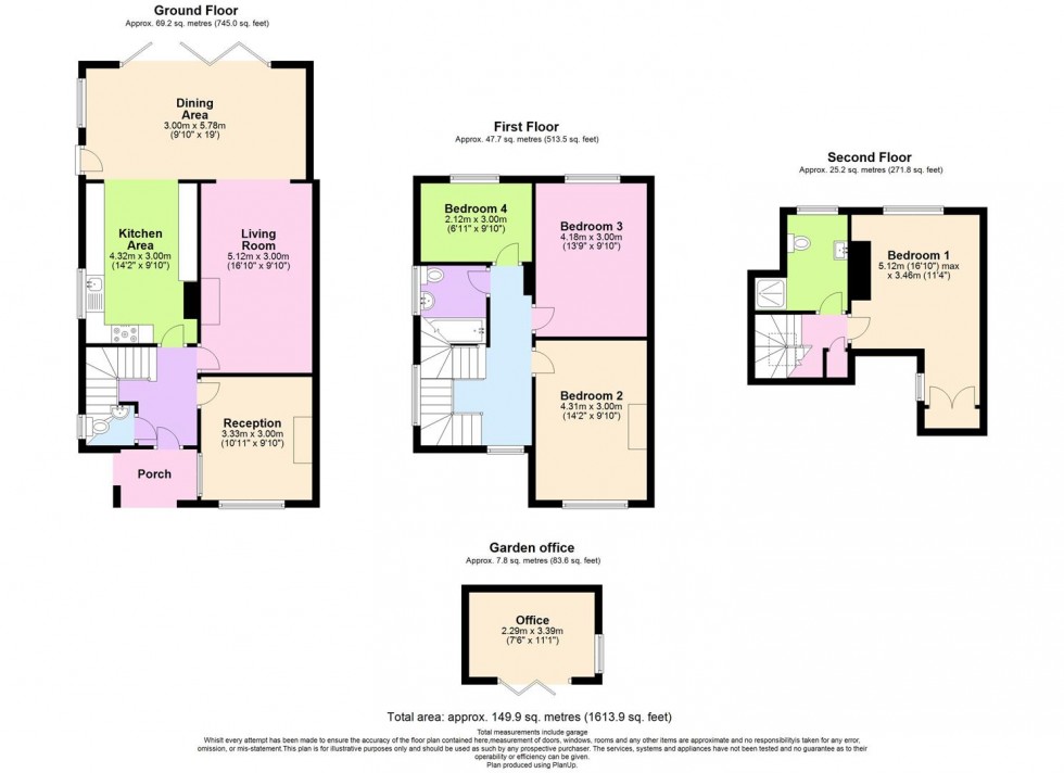 Floorplan for Friday Street Warnham