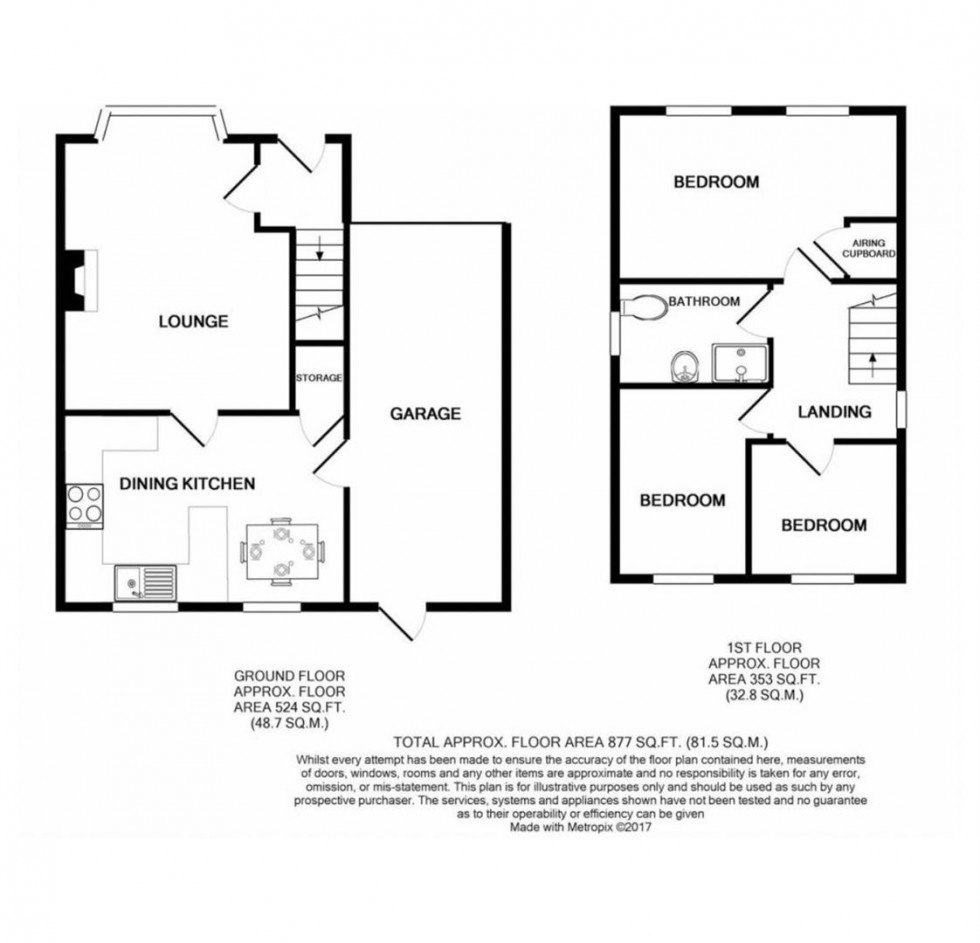 Floorplan for Tamar Grove, Stafford