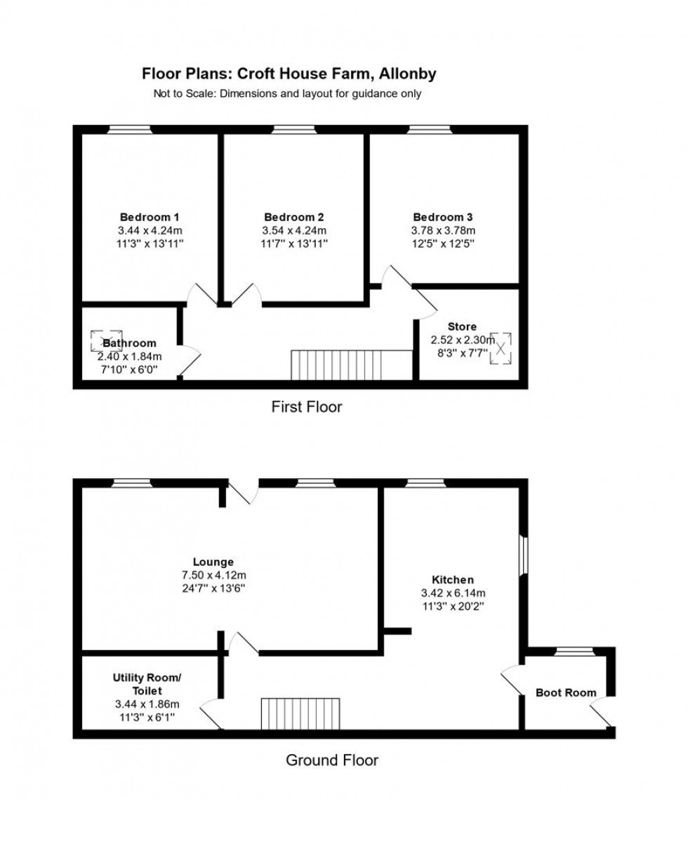 Floorplan for Allonby