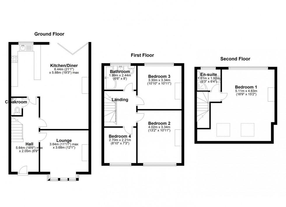 Floorplan for Martingale Road, Bristol