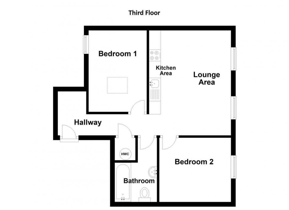 Floorplan for Sandon Road, Stafford