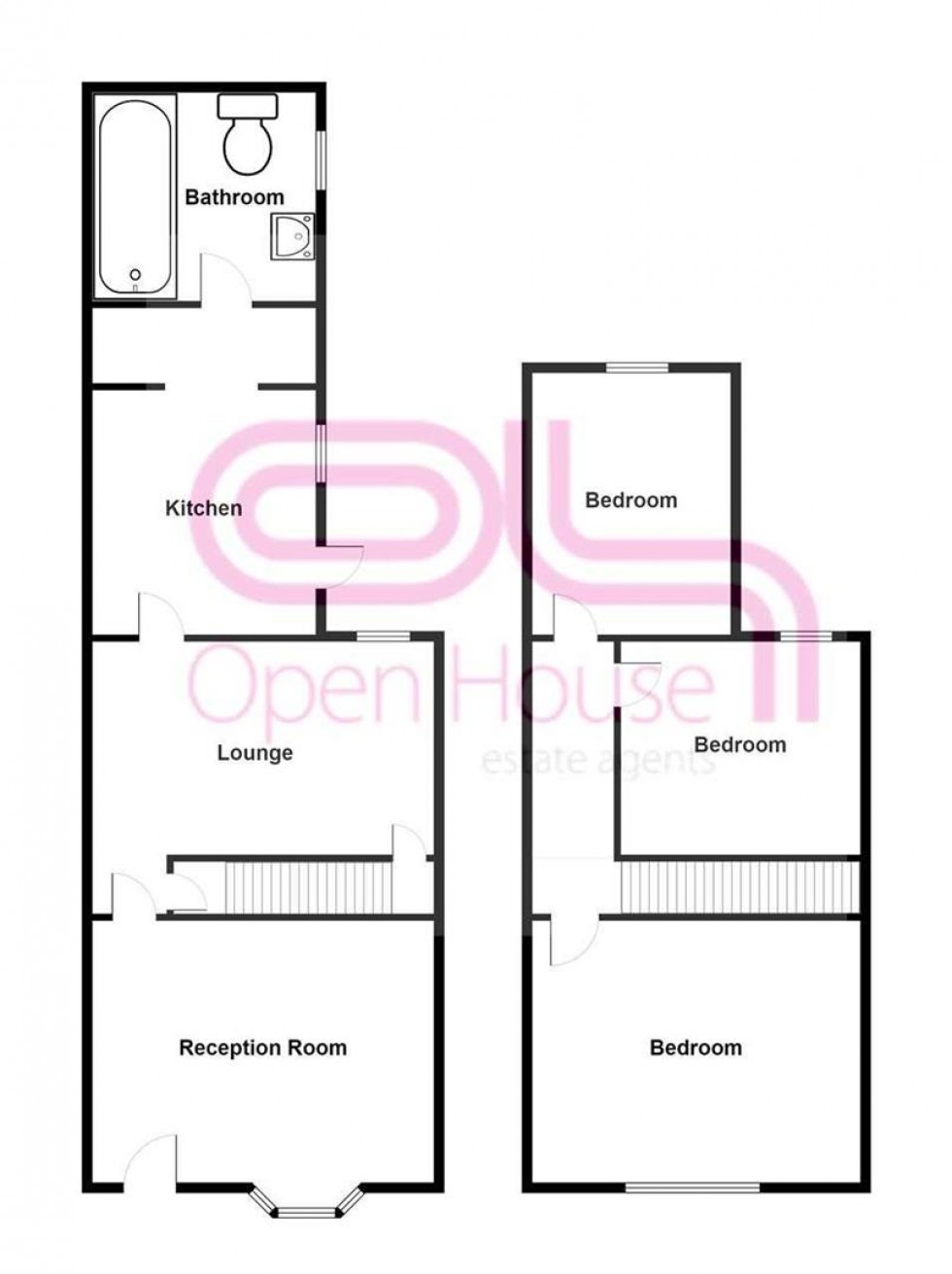 Floorplan for Hednesford Road, Cannock