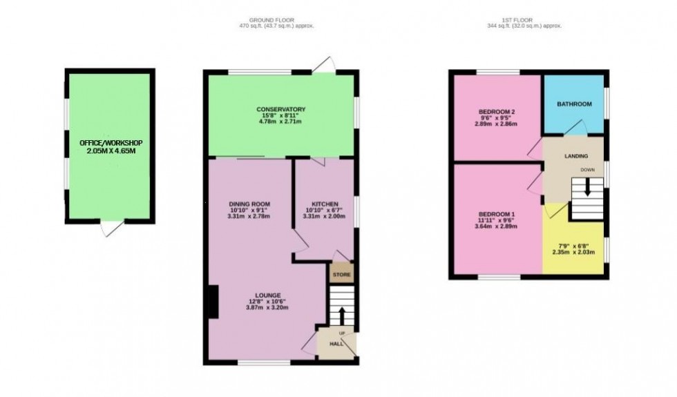 Floorplan for Greenmoor Crescent, Lofthouse