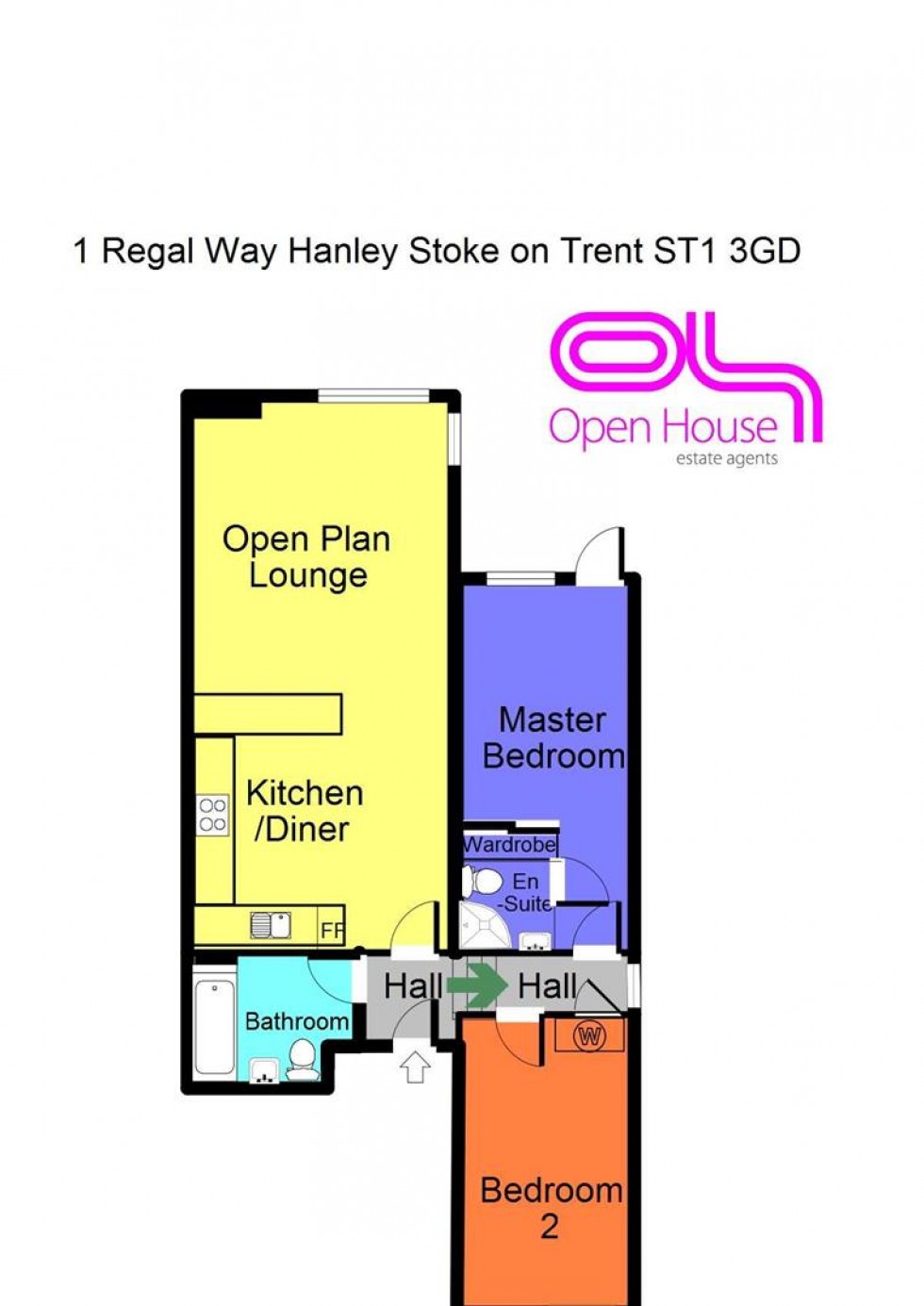 Floorplan for Regal Way,Hanley