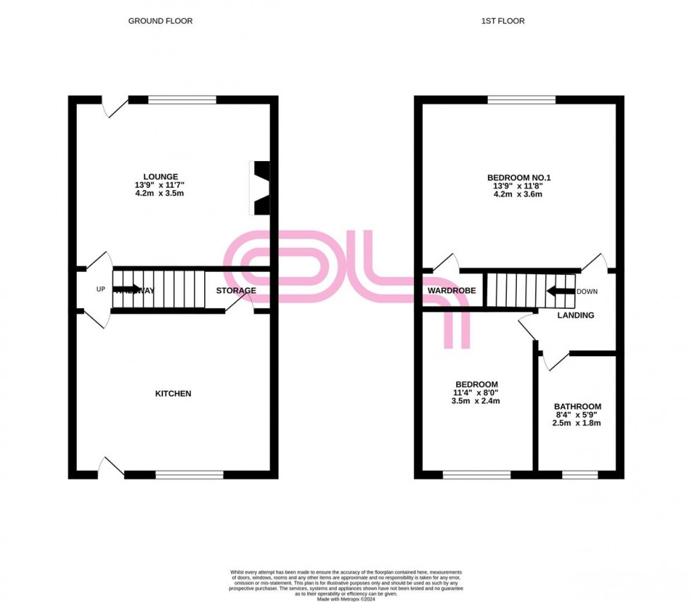 Floorplan for Cromer Grove, Keighley