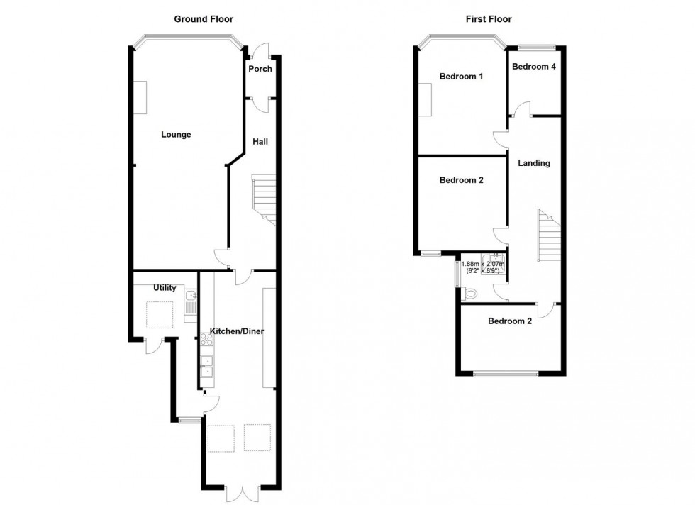 Floorplan for Salisbury Road, St. Annes Park