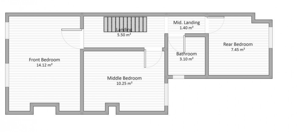 Floorplan for Highfield Avenue, Grimsby